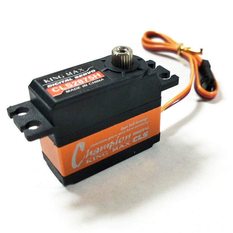 1Pc Kingmax Hobby Model Servo Motor CLS2875H 7.6kg.cm Digital Alu Gear Micro Metal Gear Servo for 500 Class Heli Swashplate RC Toys