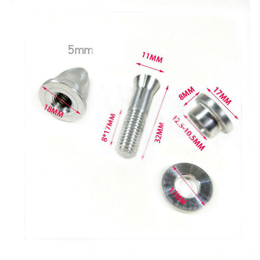 5mm Aluminum Bullet Prop/Propeller Adapter Holder for Brushless Motor 2pcs