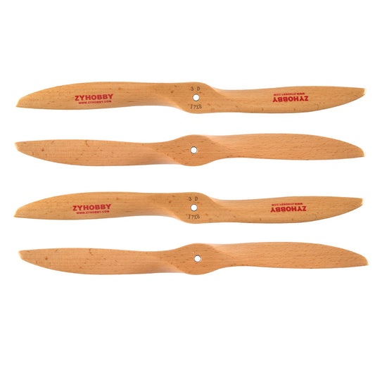 3D Wood Counter Clock-wise Propeller CCW 2 Blades 17‘’-27‘’ Multi-size for choose