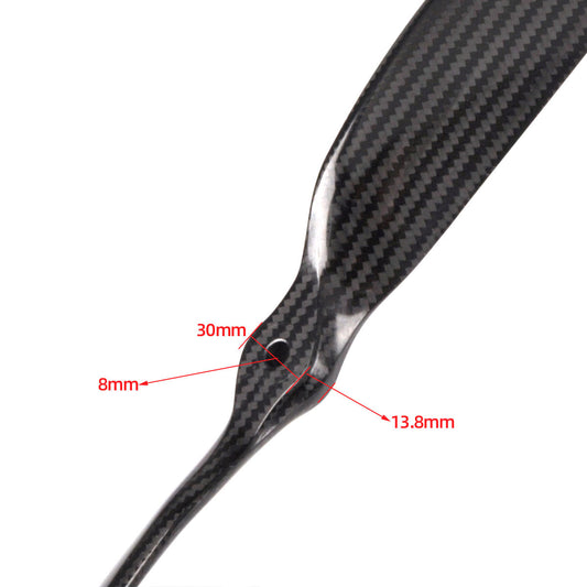 1Set Full Carbon Fiber Propeller 22x20 for F3A RC Airplane Model