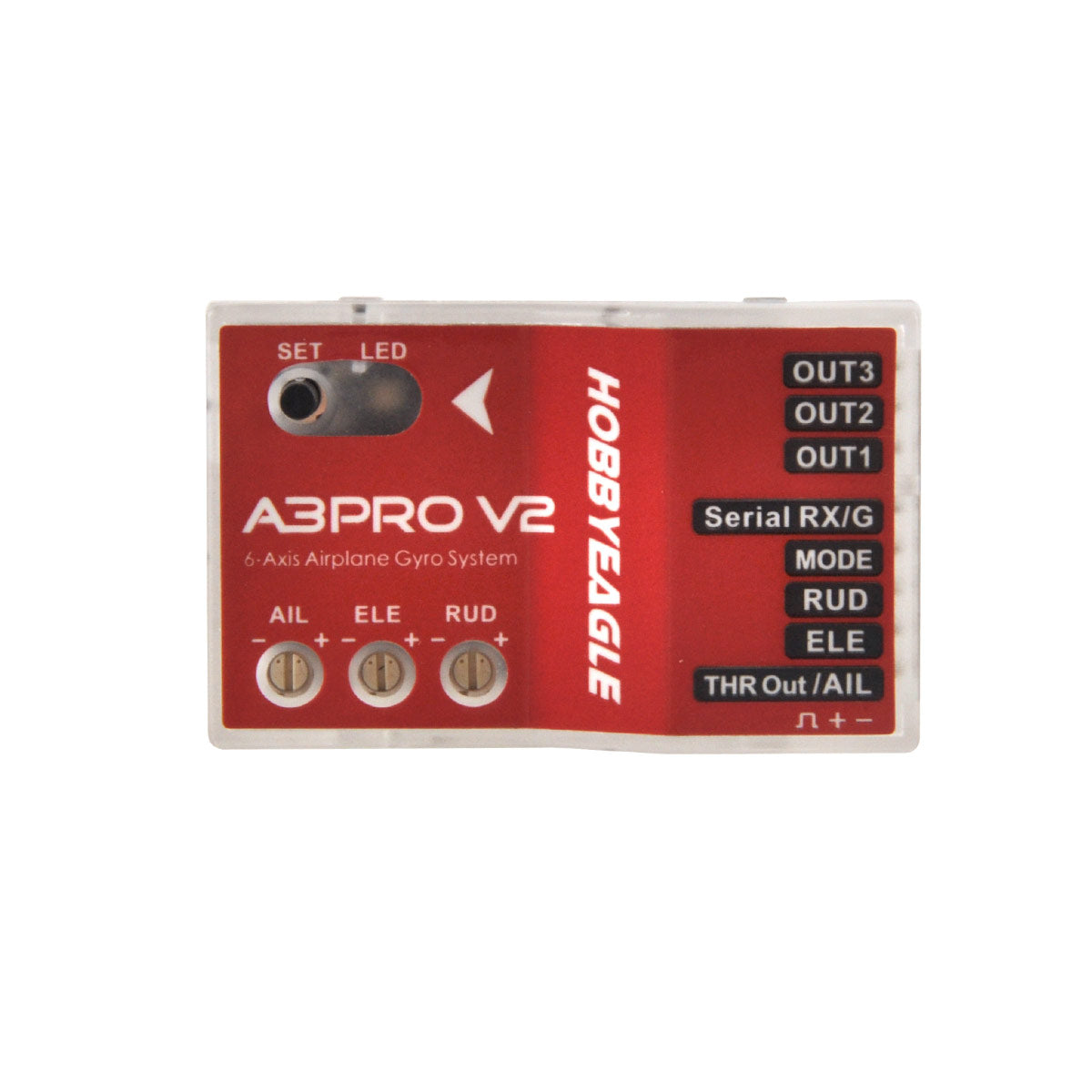 A3 Pro V2 6-Axis Gyro Balancer Flight Control 43*27*14mm for RC Fixed Wing Model Airplane