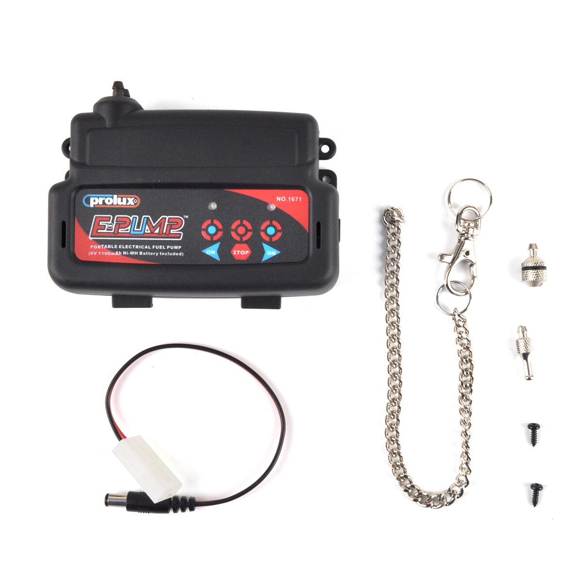 Prolux 1671 Fuel Pump E-Pump 6V 1100mAh Ni-MH Without Charger or Gasoline & Nitro