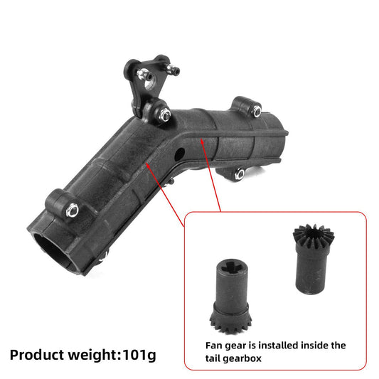 RC Helicopter Sparepart 45 Degree Torque Tube Pushrod Tail Boom Gearbox for Roban 600 Size RC Helicopter (Tail Tubes) BO105