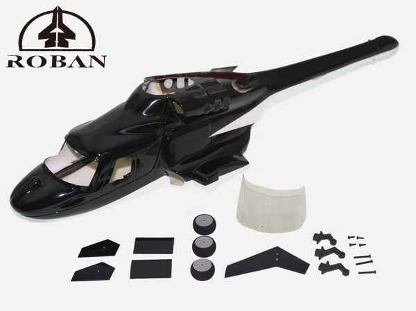 250 Size Airwolf Helicopter Roban Model Fuselage Glass Fiber Body Copter Cover for ALIGN T-REX250 Helicotper
