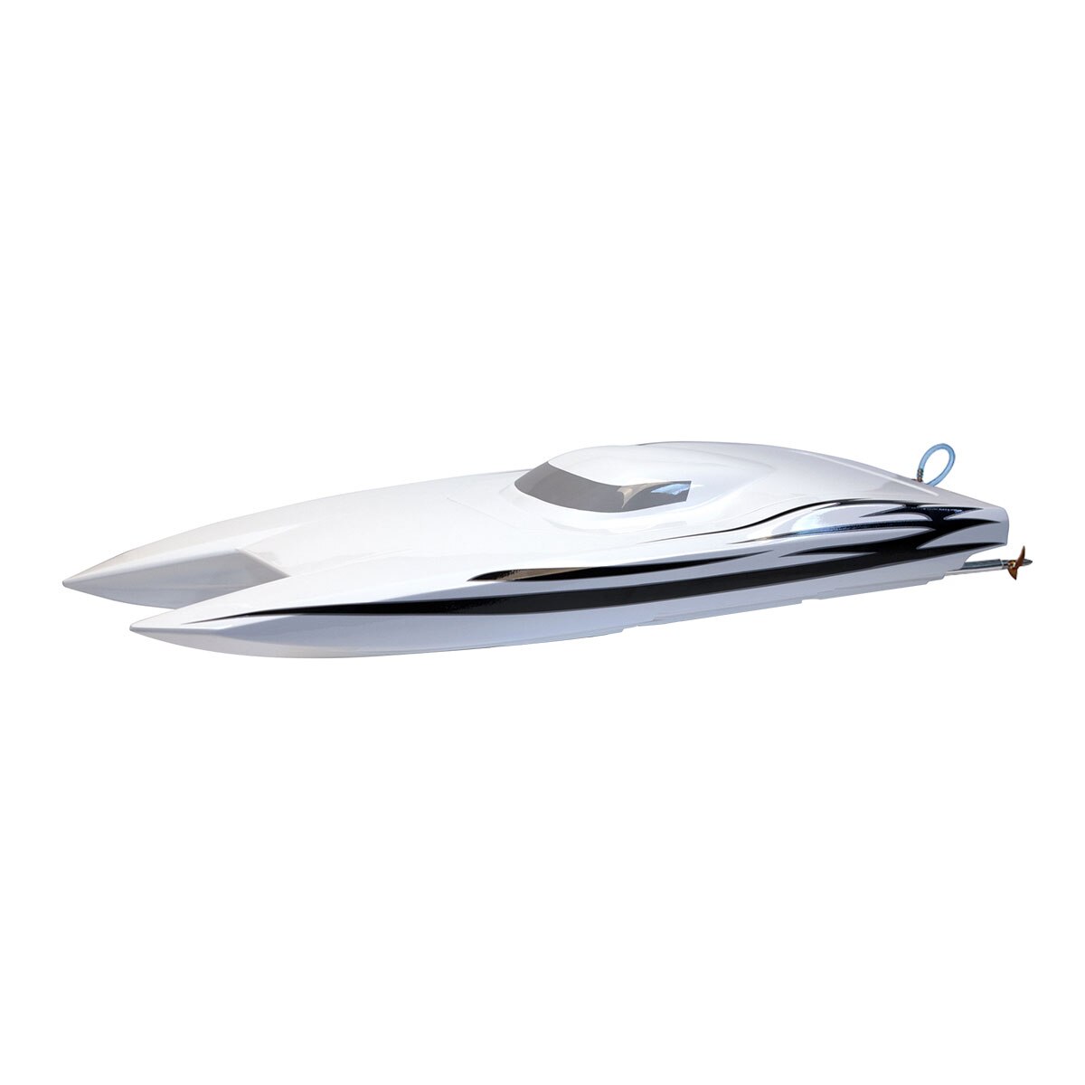 TFL1134 Fighter Cat Fiberglass Carbon fiber RC Electric Boat With Dual Motors Red /Black /White