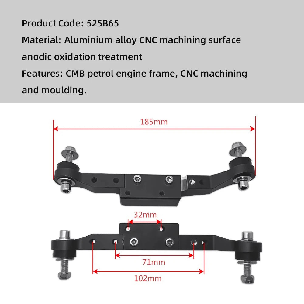 TFL RC Boat CMB Engine Mount Remote Control Ship Model Spare Parts CNC Engine Holder