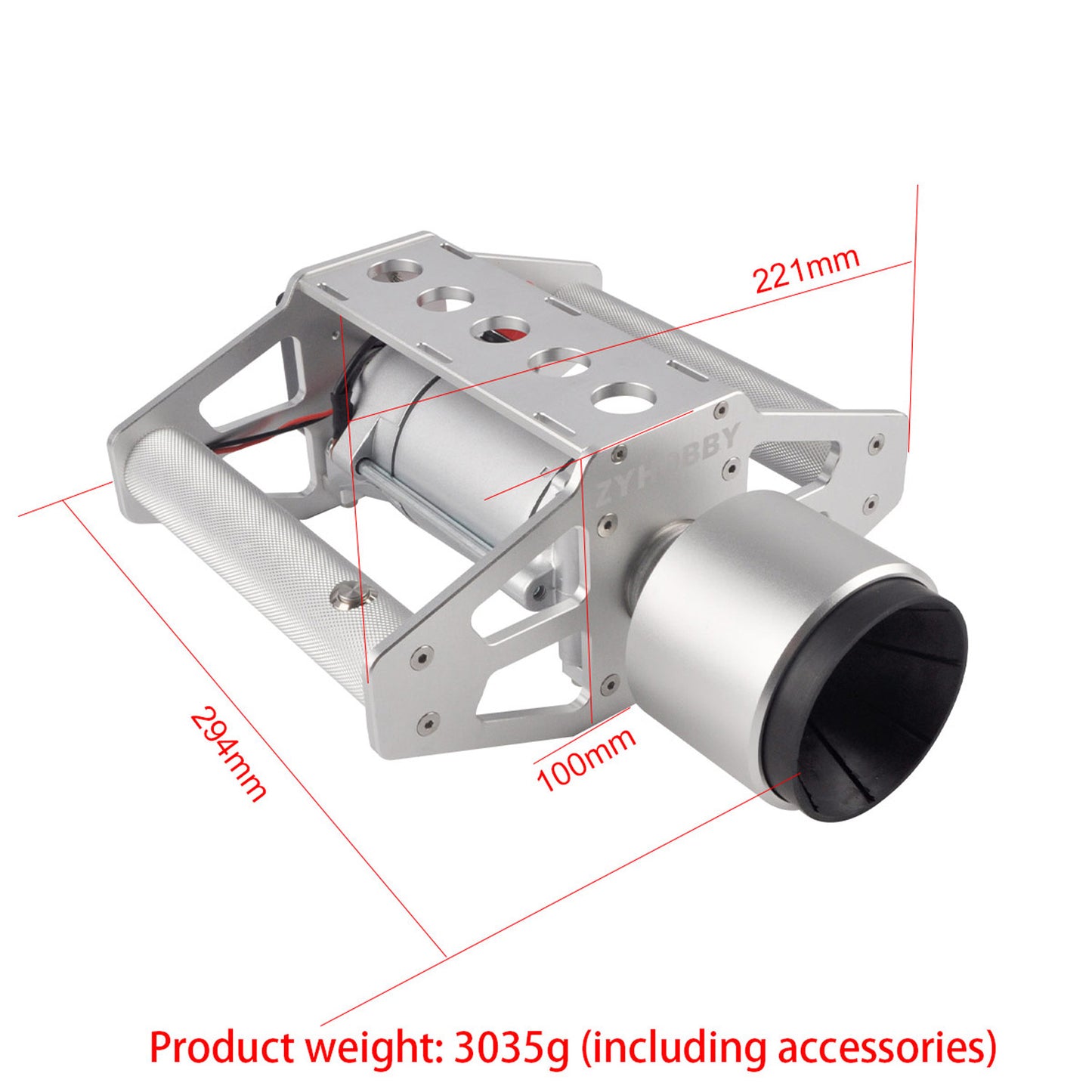 ZYHOBBY Aluminum frame Double-Handle-starter for RC Gas Airplane Upgraded Version