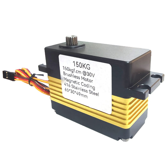 150KG Alu alloy case 0~180°alu CNC High Torque water proof IP56 DIGITAL Servo