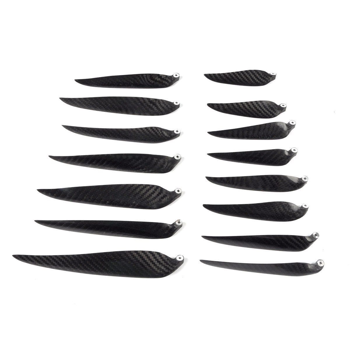 ZYHOBBY 9.5~18inch Twill Carbon Fiber Propeller Foldable Propeller for RC Airplane Multiple propeller sizes available