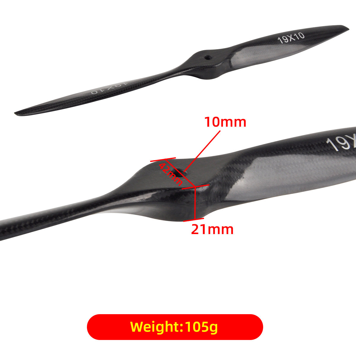Carbon Fiber Propeller 32*12 20*16 28*10 27*10 24*9 19*10 inch for RC Gas Model Fix Wing Airplanes