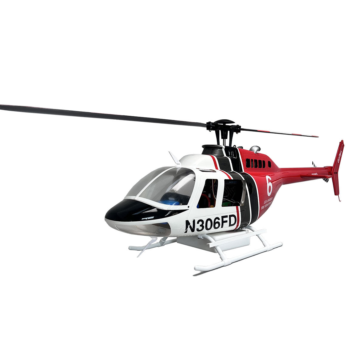 Roban 470size Bell-206 RC Helicopter 470-Class Model, GPS Mode RTF Version LED Lighting System with Water Tank