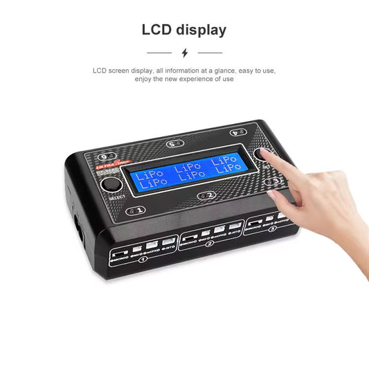 Ultra Power UP-S6AC 6 Channels 1S AC/DC Charger Wide Voltage UAV Chargers