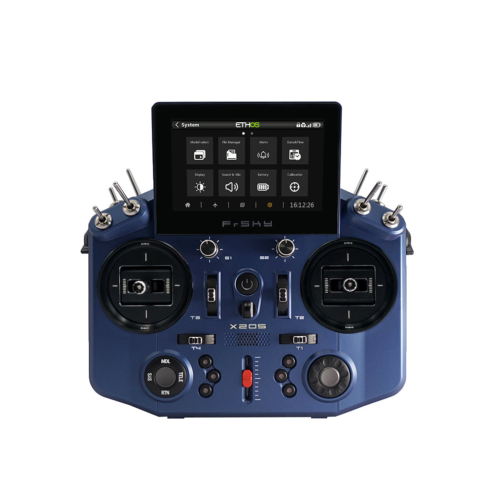 NOBRIM RC Transmitter Controller Tandem X20S Transmitter, and Receiver 2.4GHz Access Points for Remote Control Model Airplanes (Black Remote Control)