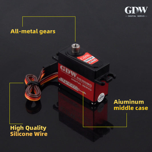 GDW Digital Servo Digital High Voltage Medium Fixed Wing Servos Hightorgue Metalhousing