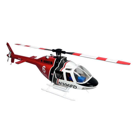 Roban 470size Bell-206 RC Helicopter 470-Class Model, GPS Mode RTF Version LED Lighting System with Water Tank