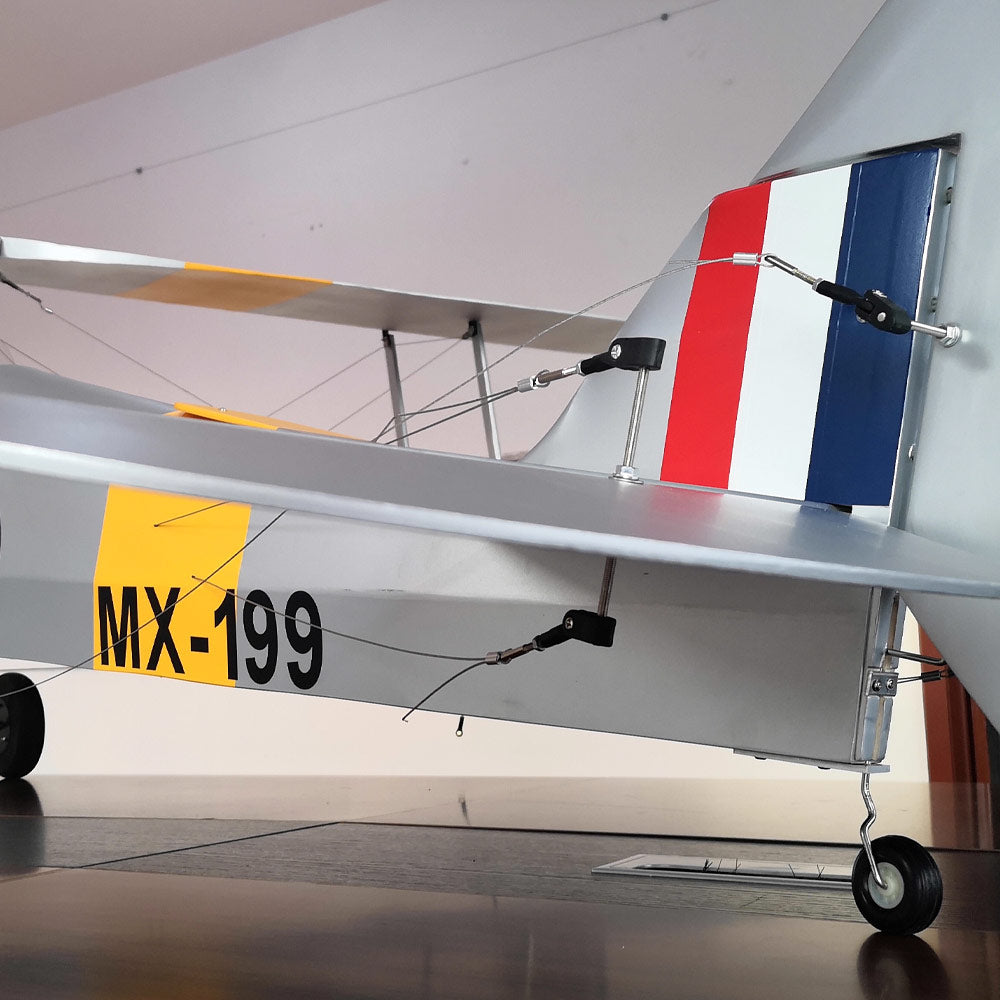 RC Model 2.8-Meter 105 "Tiger Moth ARF Version Fixed Wing Wooden Gasoline Airplane