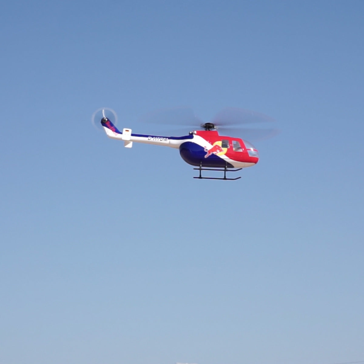Roban 450size BO-105 Red Bull Helicopter RC Helicopter GPS Mode X2 Flight Control System RTF Version