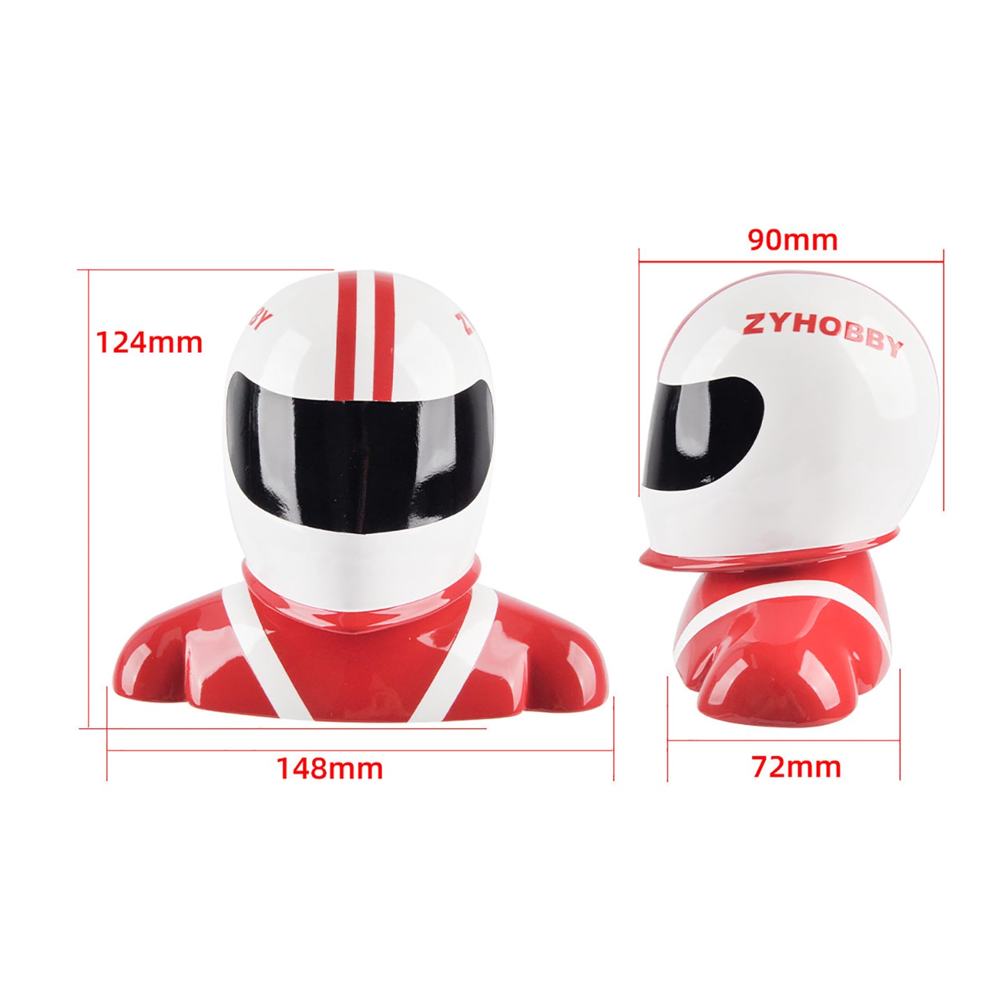 ZYHOBBY Pilots for 50CC Airplane Red