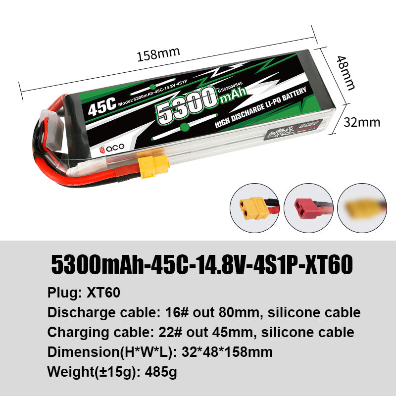 Grepow Lithium Polymer Battery ACE RC Aircraft Higher Capacity for ACE RC Aircraft