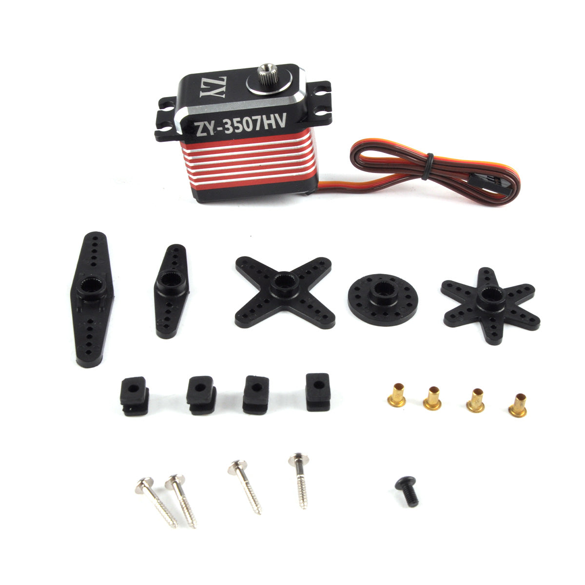 ZYHOBBY Digital Servo ZY-3507HV 35KG High Pressure Digital Digital Servo Dual Ball Bearings 120° Degree Digital Servo