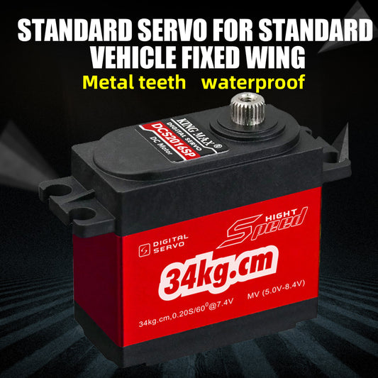 KING MAX Waterproof Digital High Voltage Servo for 28-50CC RC Airplane