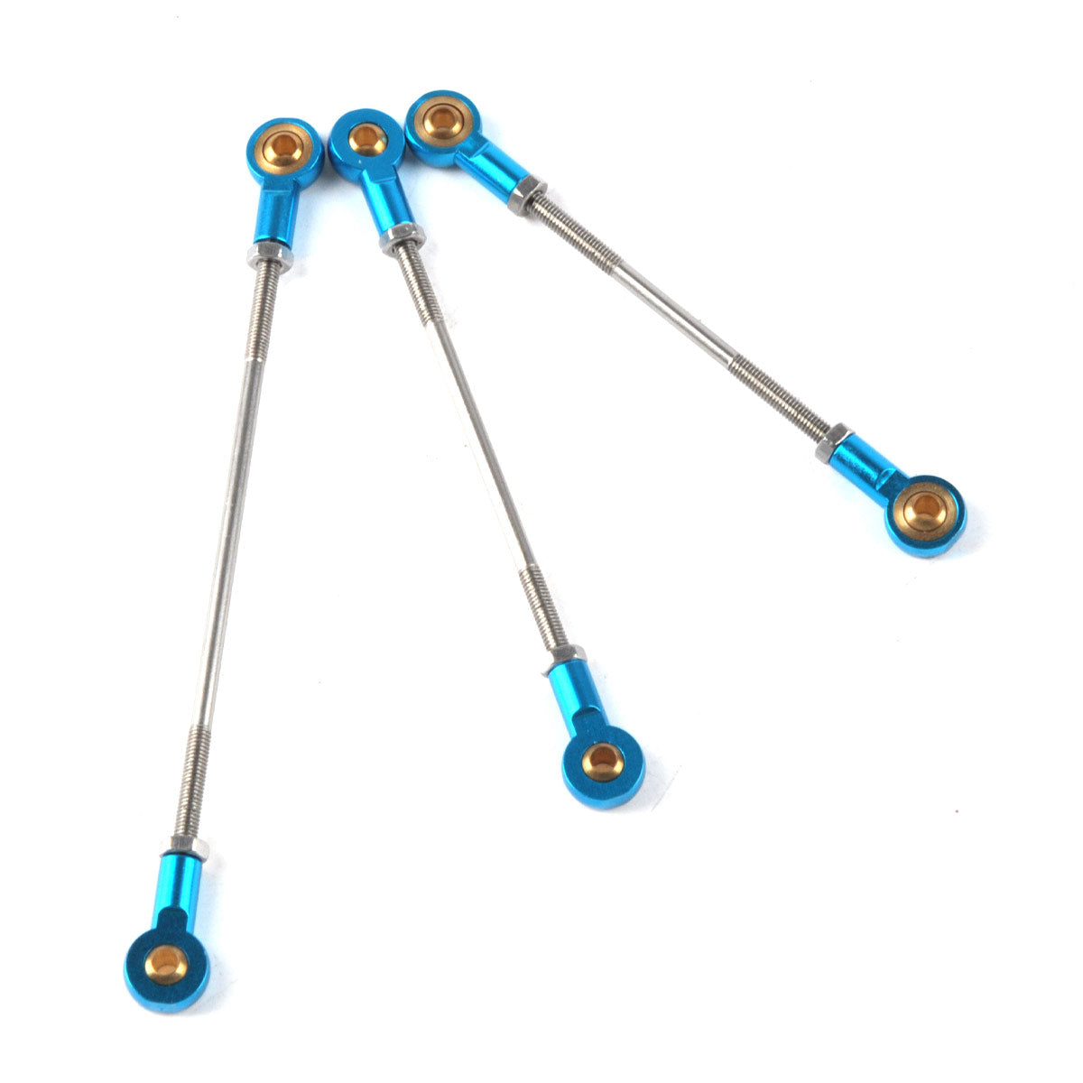 Push Rod Stainless Steel Push Rod with Metal Ball Heads 2Pcs