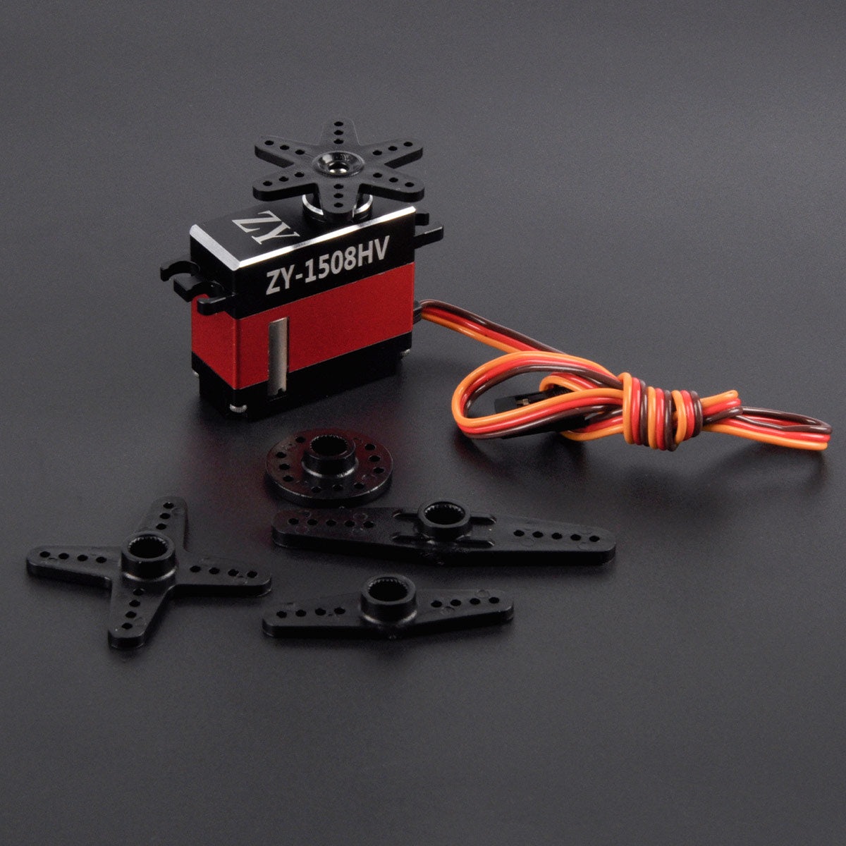 ZYHOBBY Digital Servo ZY-1508HV 12KG High Pressure Digital Servo Dual Ball Bearing Medium Servo for RC Model