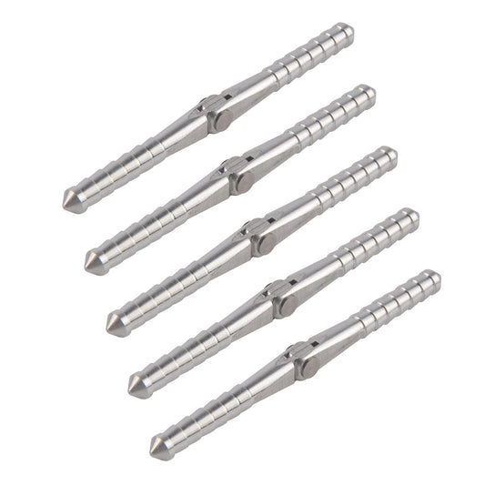 Pin Hinge Hinge Loose Leaf M4.5*L68 Metal Iron 5 Pcs