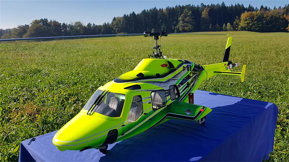 Snake Eyes 800 B 222 ARF RC Helicopter Fuselage 800 Size Bell222 V2 Kit Version
