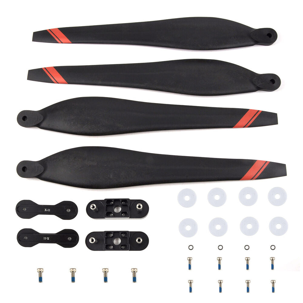 1 Pair of Carbon Folding Paddles for Hobbywing X6/X8/X9/X9PLUS/X11 Power Systems