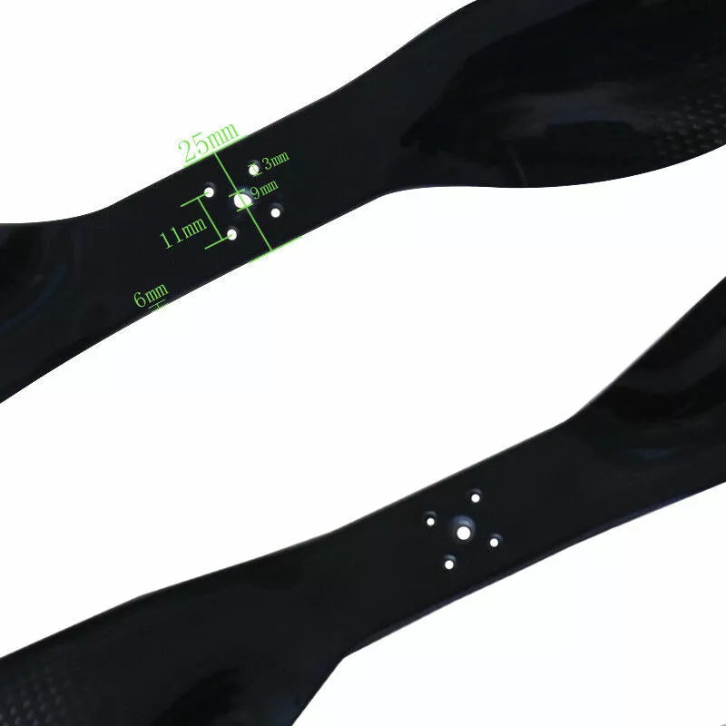1 Pair 22*7.2inch Carbon Fiber Propeller CW CCW for RC Multicopter FPV