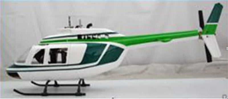 450 Size B206 RC Helicopter PrePainted Fuselage for 325mm Rotor Blade Helicopter