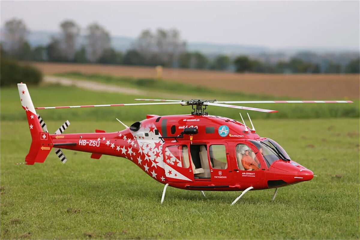 Red 700 B 429 ARF Air Zermatt RC helicopter fuselage 700 yards RC model toys