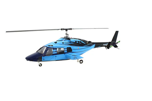 B 222 800 ARF Blue Black RC Helicopter Fuselage 800 Size Bell 222 V2 Kit Version