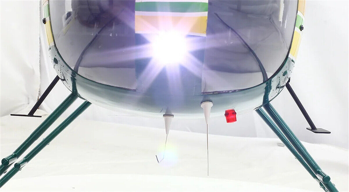MD-500E 800 ARF G-JIVE Red RC Helicopter Fuselage V2 Version G-Jive Red Painting