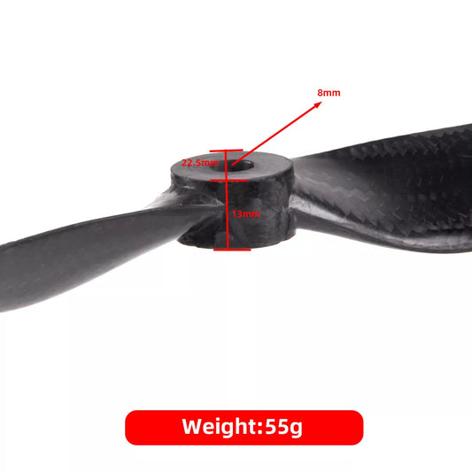 Carbon Fiber Propeller Electric 16x8 18x8 inches for RC Electric Model Airplanes