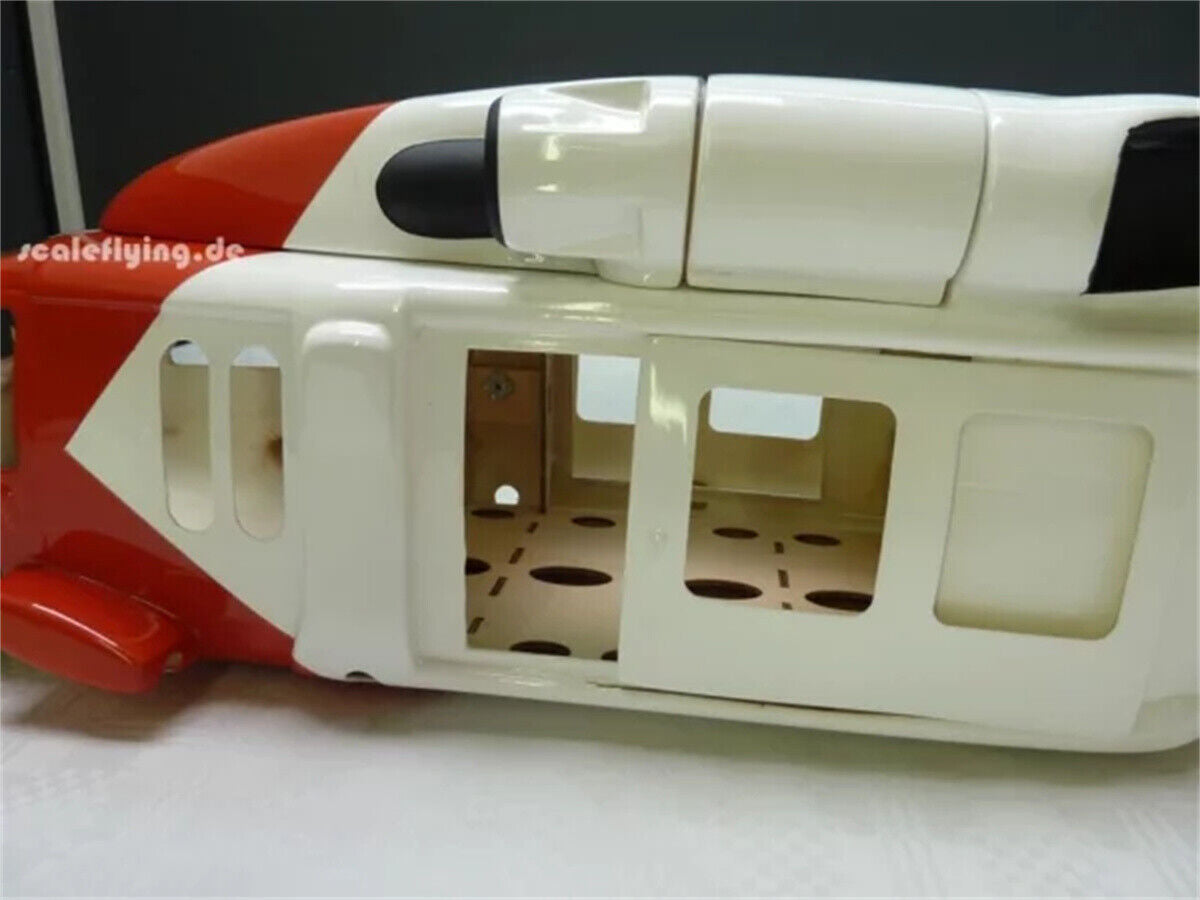 HH-60 500 Coast Guard RC Helicopter Fuselage 500 Size JAYHAWK HH60 Fuselage