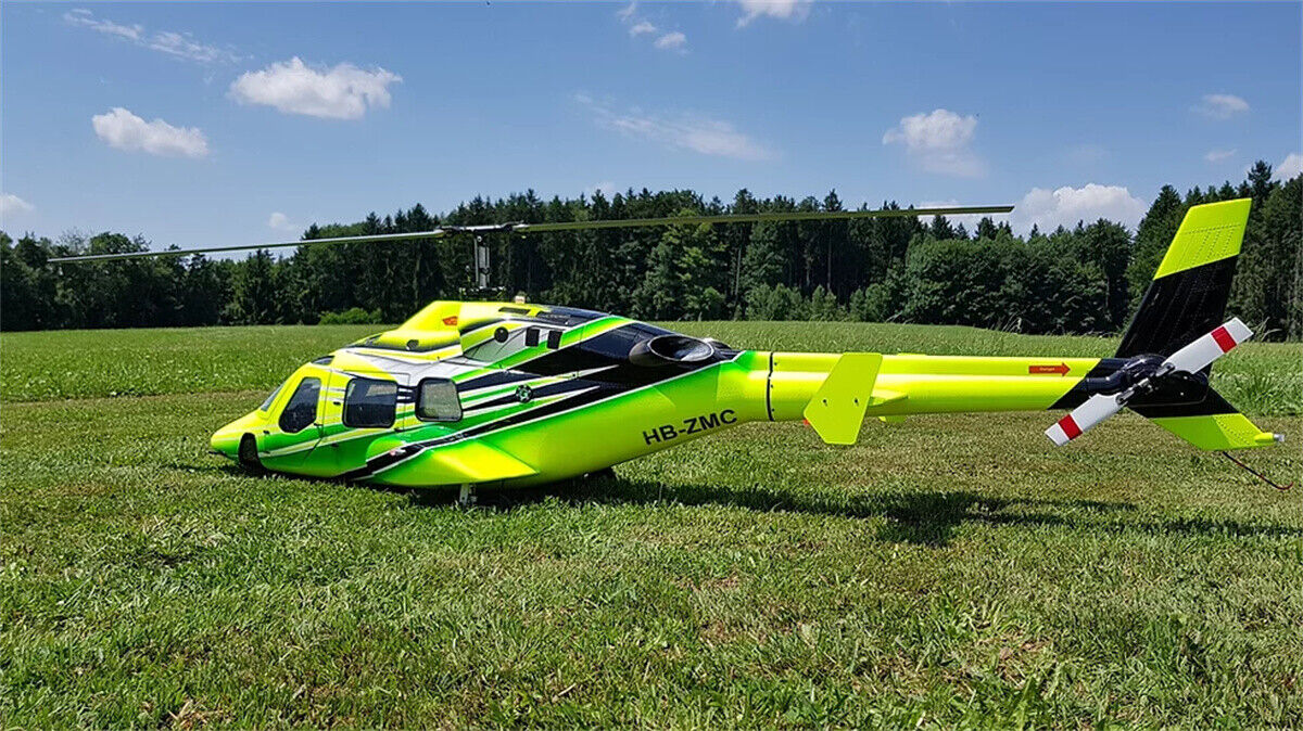 Snake Eyes 800 B 222 ARF RC Helicopter Fuselage 800 Size Bell222 V2 Kit Version