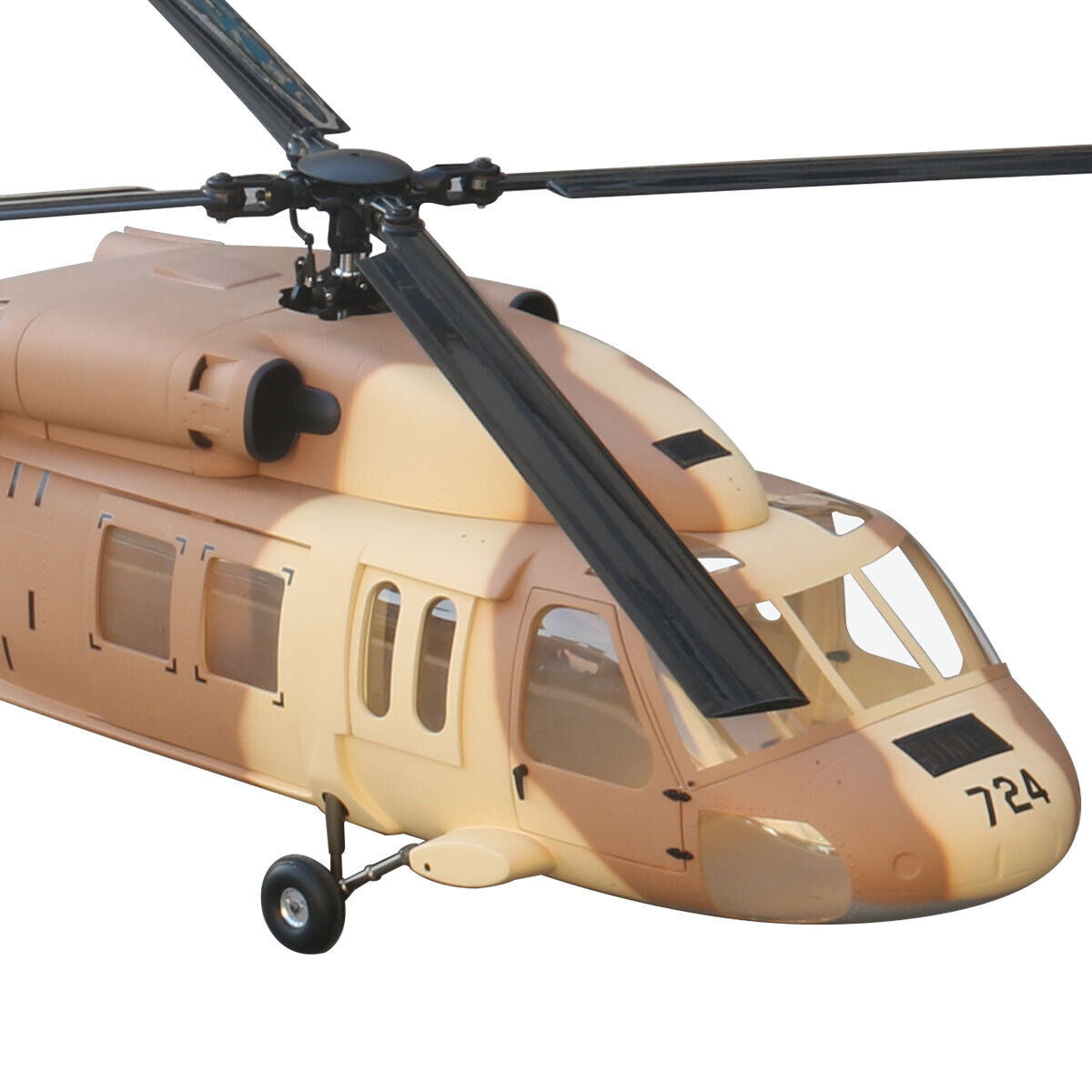 UH-60 700 Size Kit ARF Desert Painting RC Helicopter Fuselage V2 Version Model
