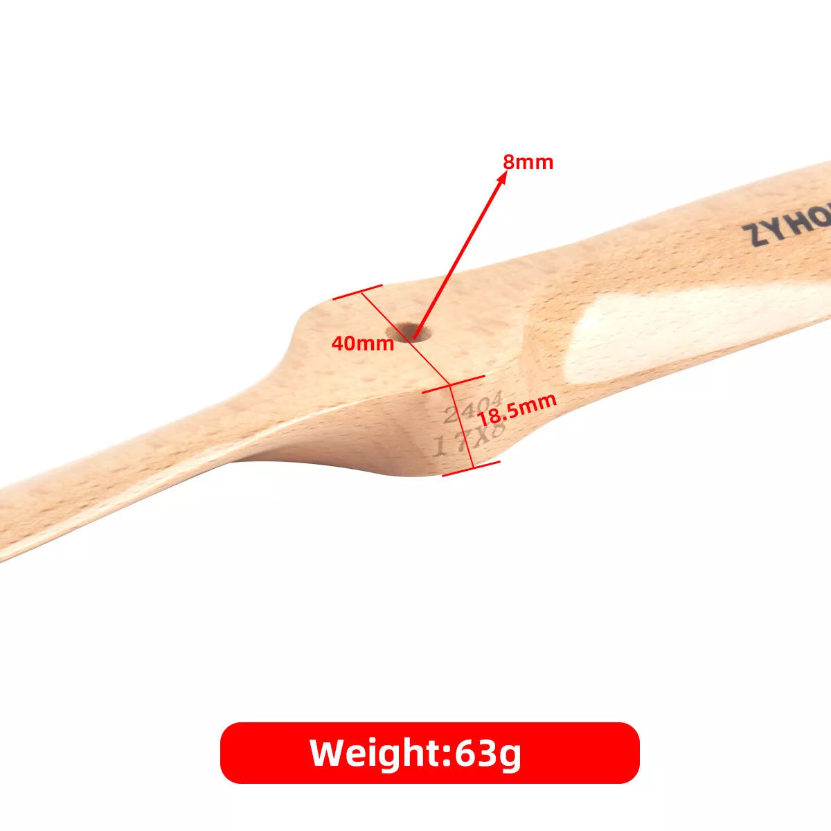 1PC RC airplane Gasoline Wooden Propeller PFLT prop 16*8/17*8inch Model