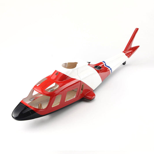 450 size pre-painted fuselage A109 325mm for rotor blade helicopter alignment