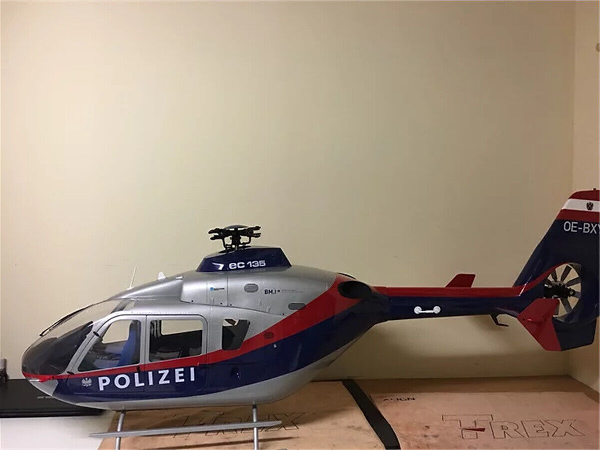 Police Austria 800 EC-135 ARF RC Helicopter Fuselage EC135 T2 Austria Kit