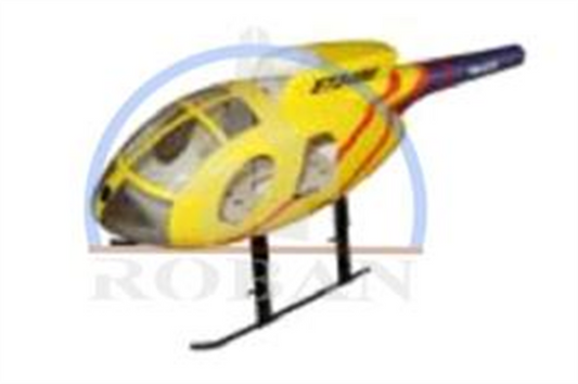 500 MD-500E RC Helicopter Fuselage G-Jive Design Yellow Blue Painting RC Gifts