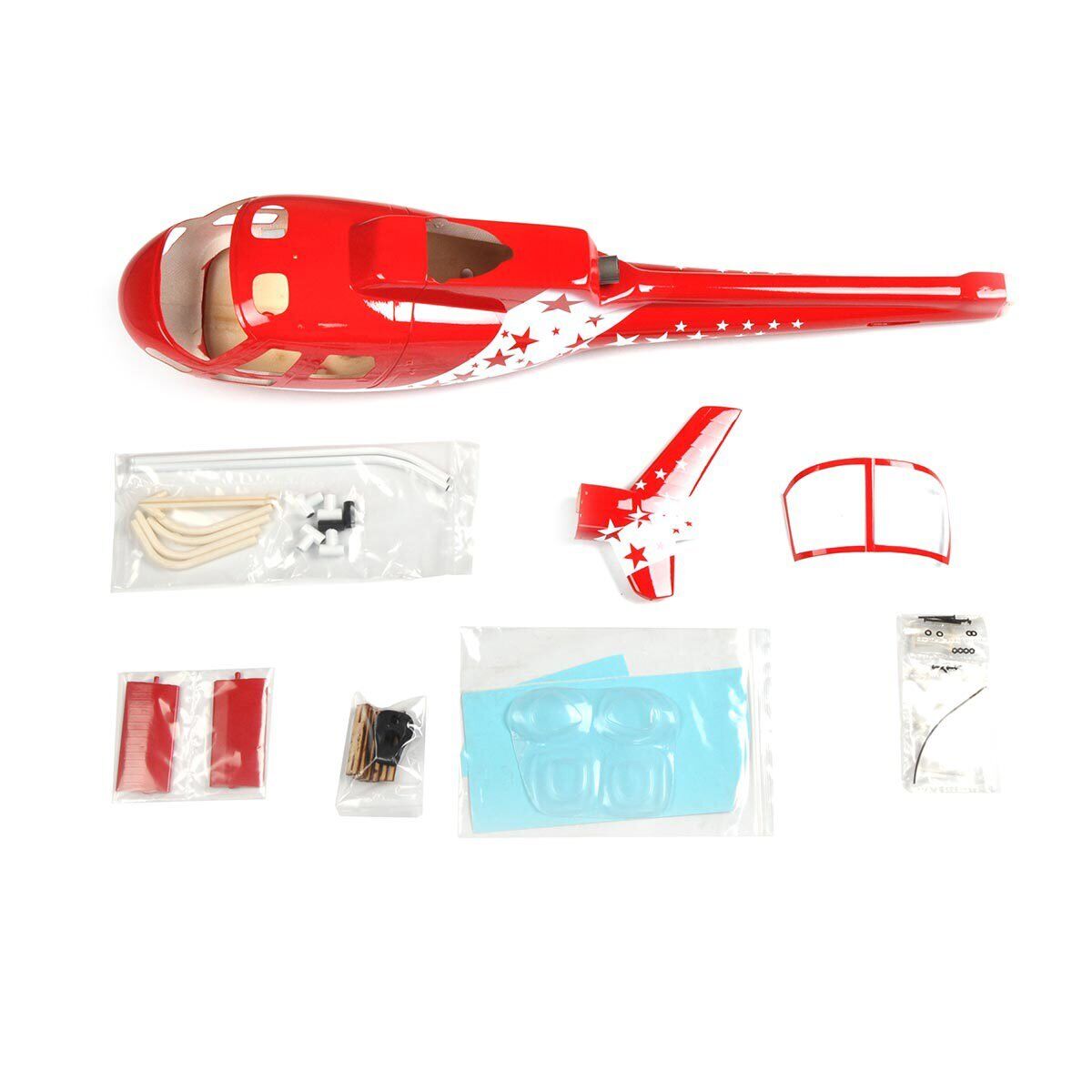 AS350 Ecureuil R/C Helicopter Kit Eurocopter 450 Size Pre-Painted Fuselage ALIGN