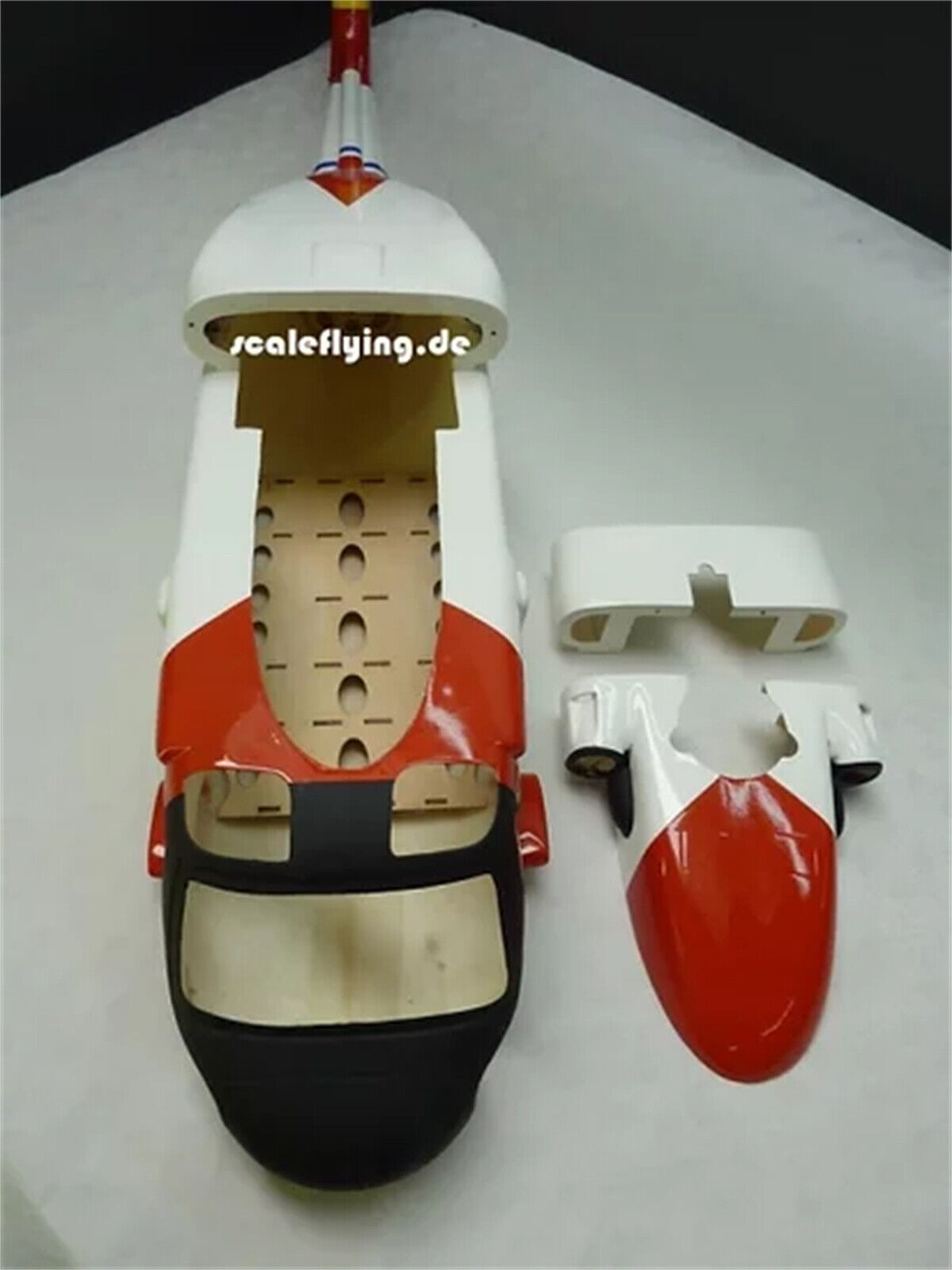 HH-60 500 Coast Guard RC Helicopter Fuselage 500 Size JAYHAWK HH60 Fuselage