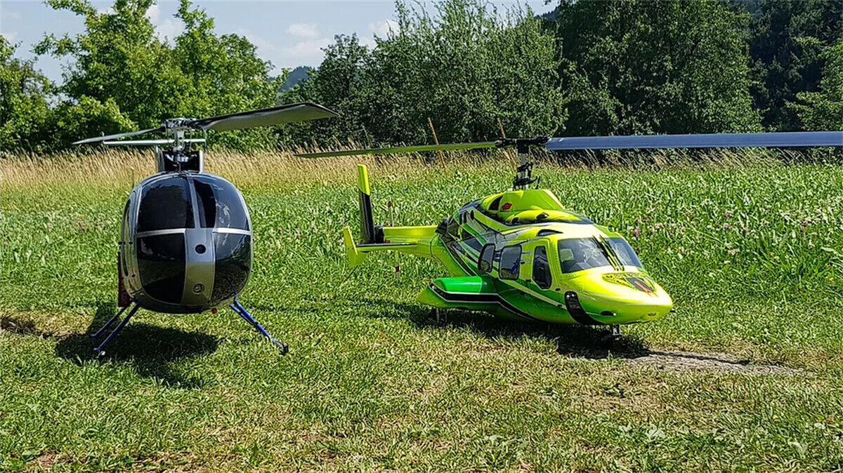 Snake Eyes 800 B 222 ARF RC Helicopter Fuselage 800 Size Bell222 V2 Kit Version