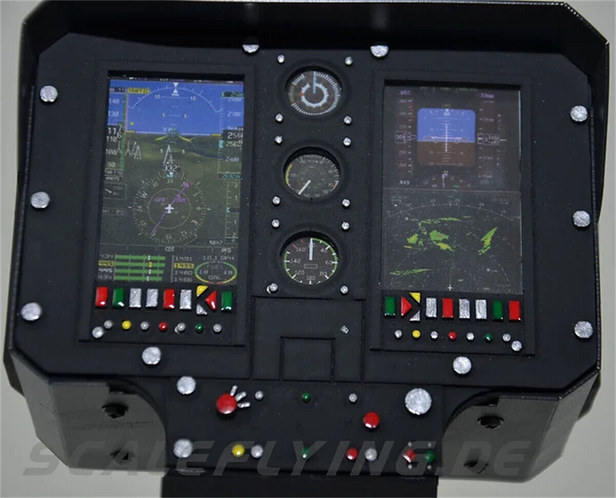 MD-500E 800 ARF G-JIVE Red RC Helicopter Fuselage V2 Version G-Jive Red Painting