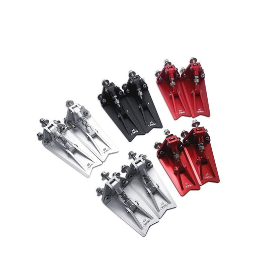 A pair of Realistic aluminum Adjustable angle Trim Tab parts for RC model boat