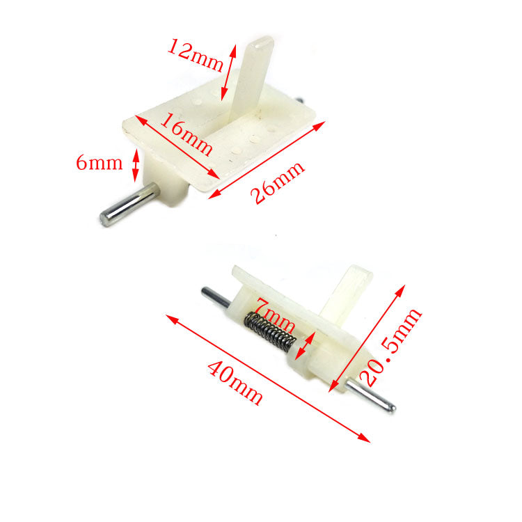 2pcs Canopy Hatch Lock Latch White L24 X W9 X H20 mm