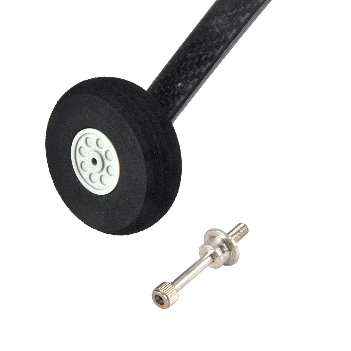 1 Set Carbon Fiber Landing Gear KIT With Tyre Wheel Axles for RC Airplane Model